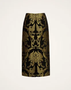 La DoubleJ Party Dressing<Pencil SkirtCherubs Black in Jacquard