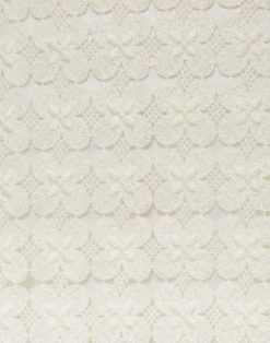La DoubleJ Gonne<Pencil SkirtClover White in Embroidered Cotton