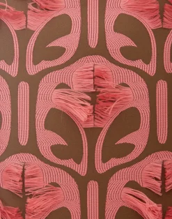 La DoubleJ Gonne<Pencil SkirtGrove Kaki/Pink in Jacquard