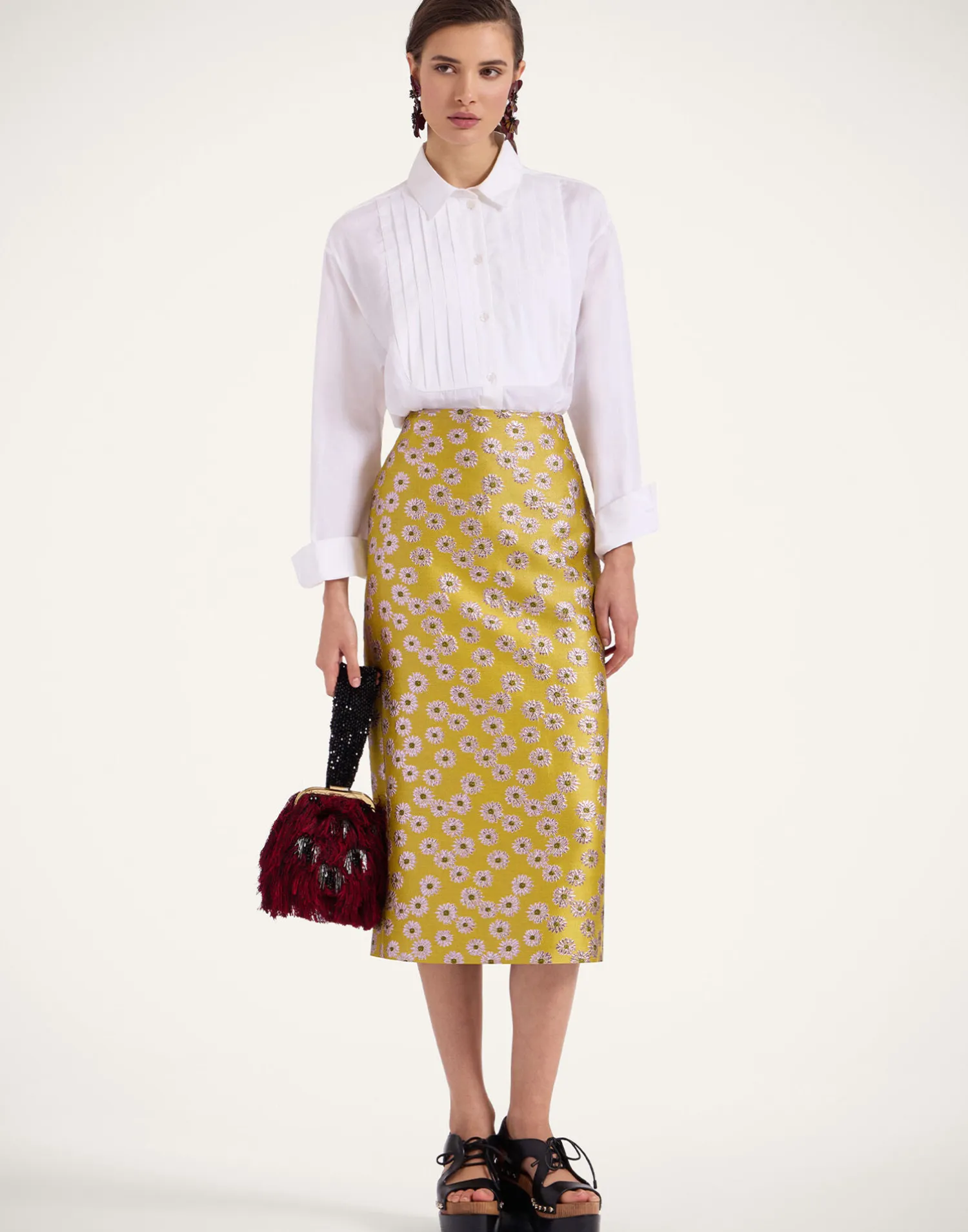 La DoubleJ Party Dressing<Pencil SkirtMargarita in Jacquard