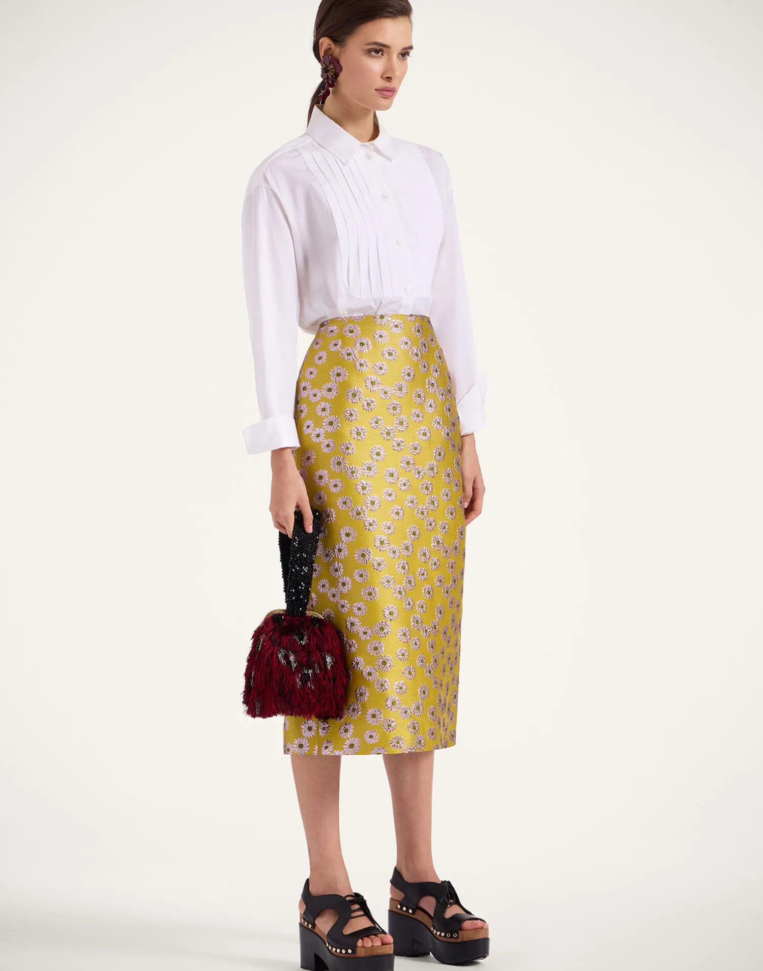 La DoubleJ Party Dressing<Pencil SkirtMargarita in Jacquard