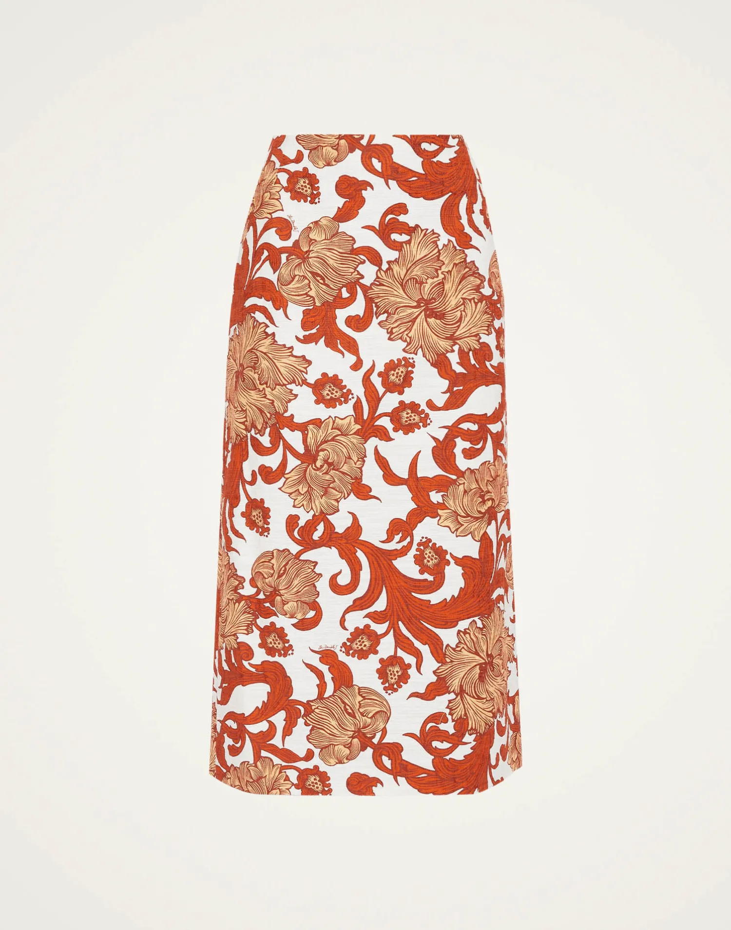 La DoubleJ Gonne<Pencil SkirtReef White in Shot Cotton