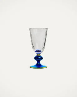 La DoubleJ Bicchieri|Vetro<Perfetto GlassBlue in Murano Glass