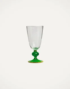 La DoubleJ Bicchieri|Vetro<Perfetto GlassGreen in Murano Glass