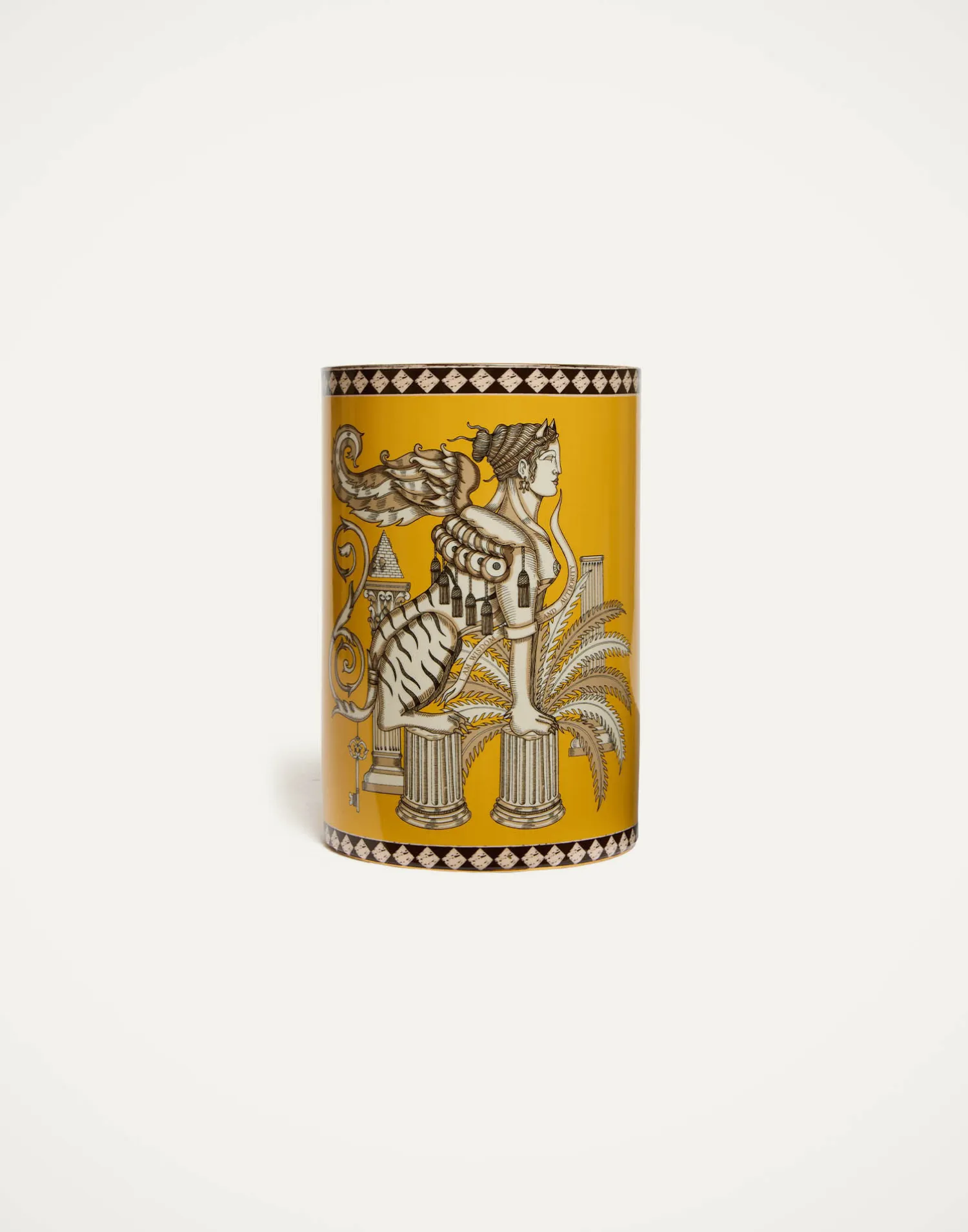La DoubleJ Vasi|Home Décor<Pillar VaseThe Sphynx Saffron in Porcelain