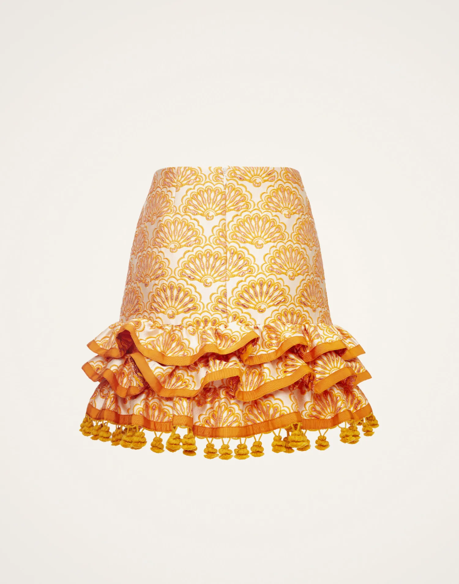 La DoubleJ Gonne<Pincho Mini SkirtFans Gold in Jacquard