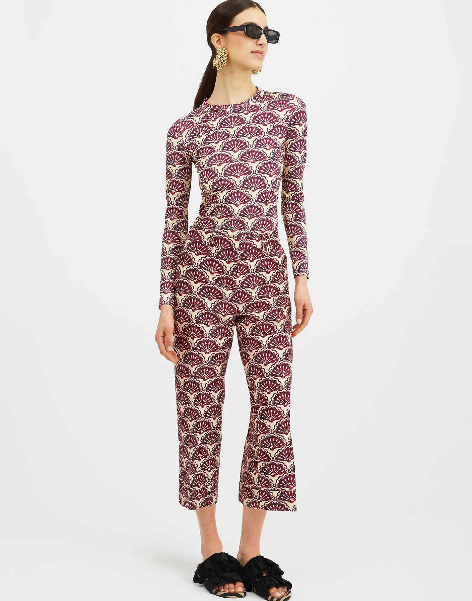 La DoubleJ Pantaloni E Shorts<Pinocchio PantsFans Purple in Cady Wool