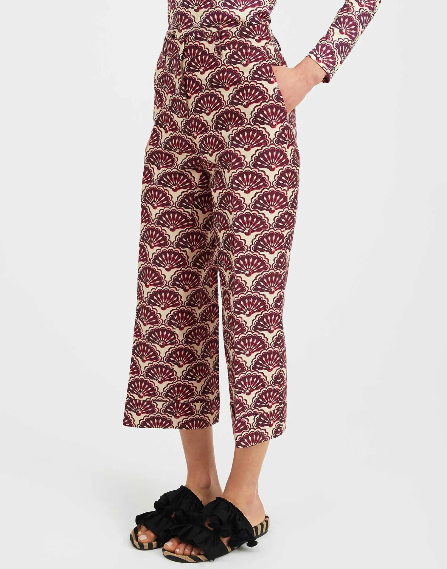 La DoubleJ Pantaloni E Shorts<Pinocchio PantsFans Purple in Cady Wool