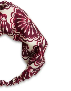 La DoubleJ Accessori Per Capelli|Accessories<Pinup HeadbandFans Purple in Twill
