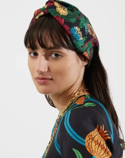 La DoubleJ Accessori Per Capelli|Accessories<Pinup HeadbandNight Garden in Twill