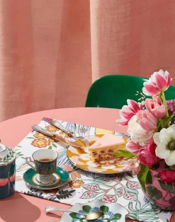 La DoubleJ Runner E Tovagliette|Tessili<Placemat Set Of 2Botanical in Linen