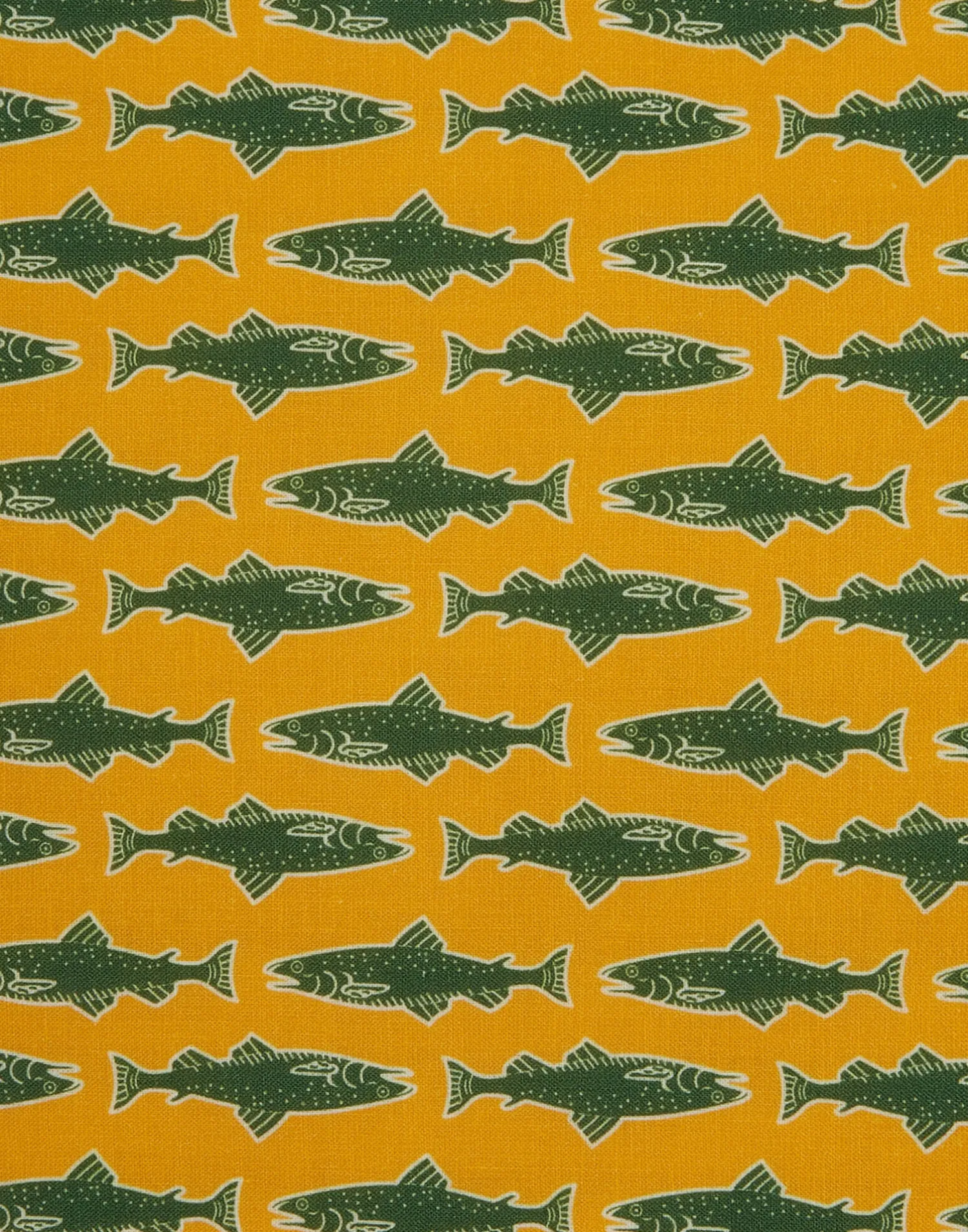 La DoubleJ Runner E Tovagliette|Tessili<Placemat Set Of 2Como Fish Yellow in Linen