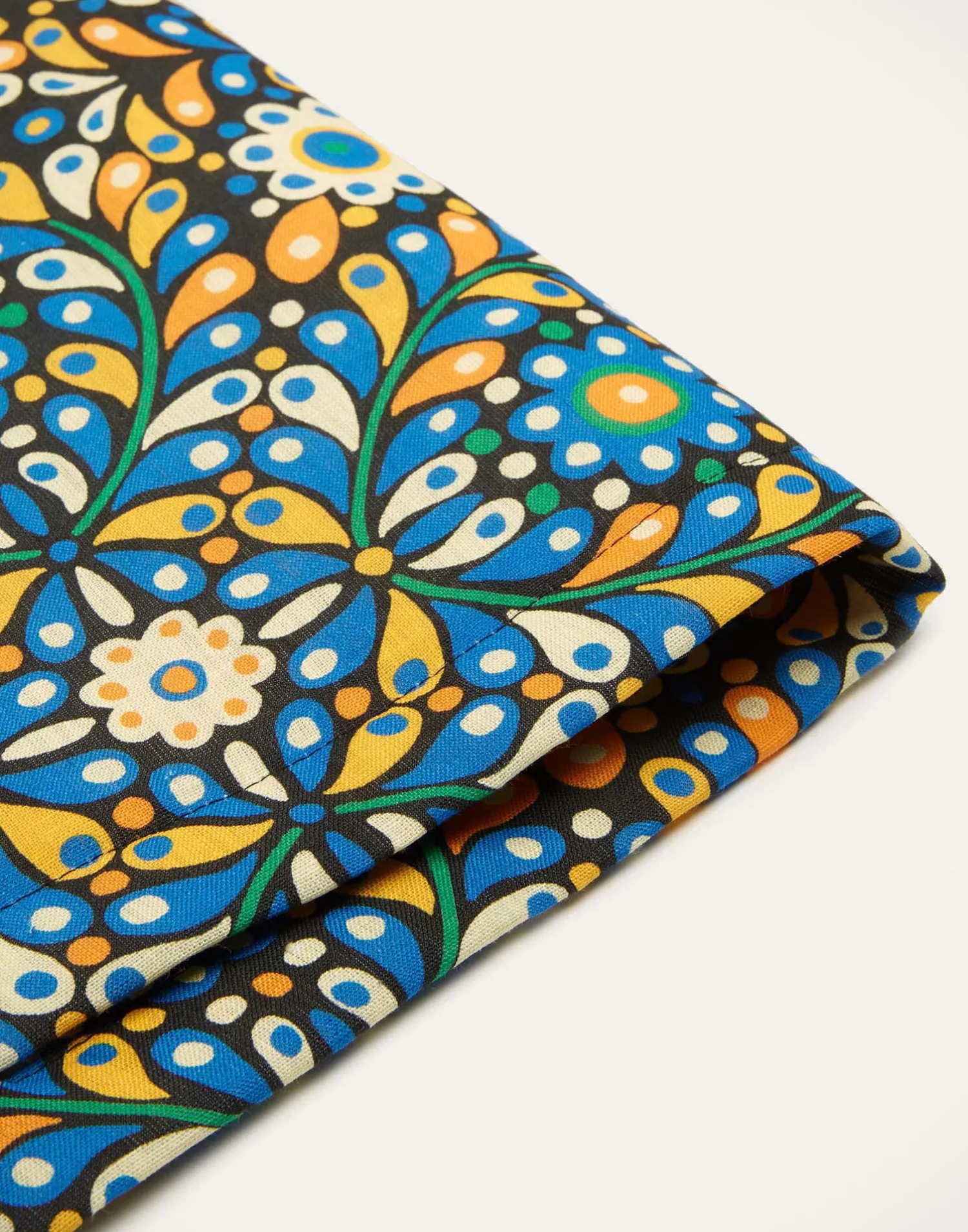 La DoubleJ Runner E Tovagliette|Tessili<Placemat Set Of 2Confetti Blu in Linen