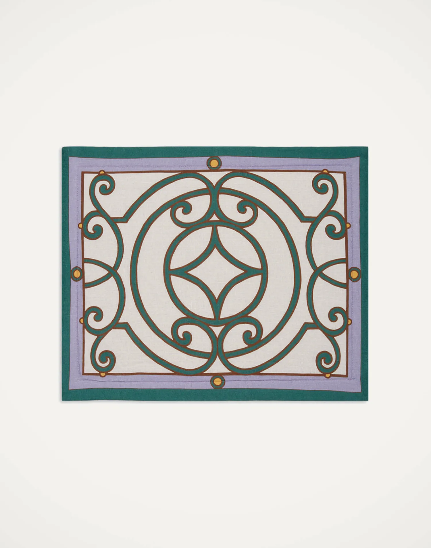 La DoubleJ Runner E Tovagliette|Tessili<Placemat Set Of 2Cortile Ivory in Linen