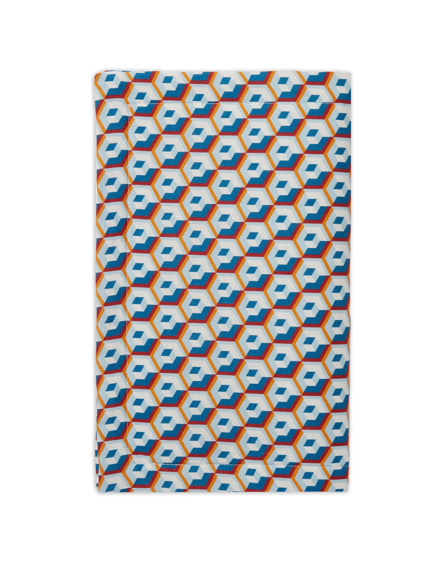 La DoubleJ Runner E Tovagliette|Tessili<Placemat Set Of 2Cubi Blu in Linen