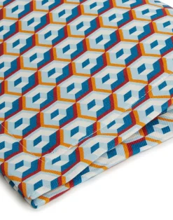 La DoubleJ Runner E Tovagliette|Tessili<Placemat Set Of 2Cubi Blu in Linen