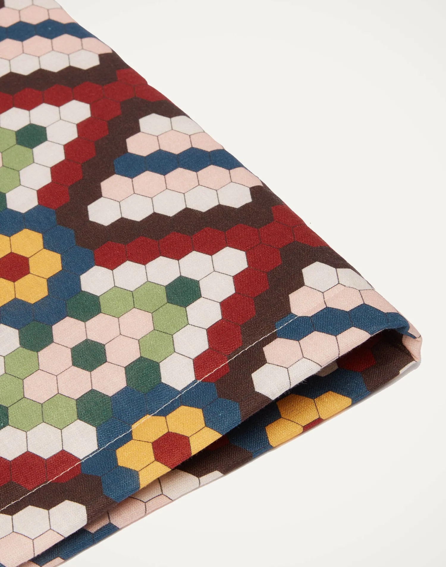 La DoubleJ Runner E Tovagliette|Tessili<Placemat Set Of 2Honeycomb Tiles in Linen