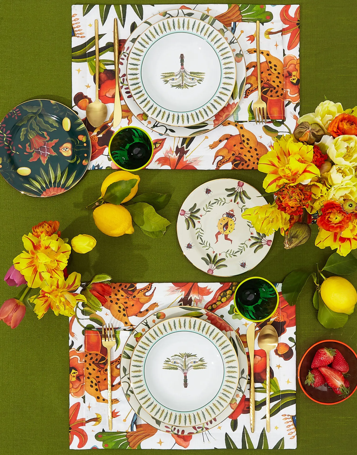 La DoubleJ Runner E Tovagliette|Tessili<Placemat Set Of 2Jungle Book in Linen