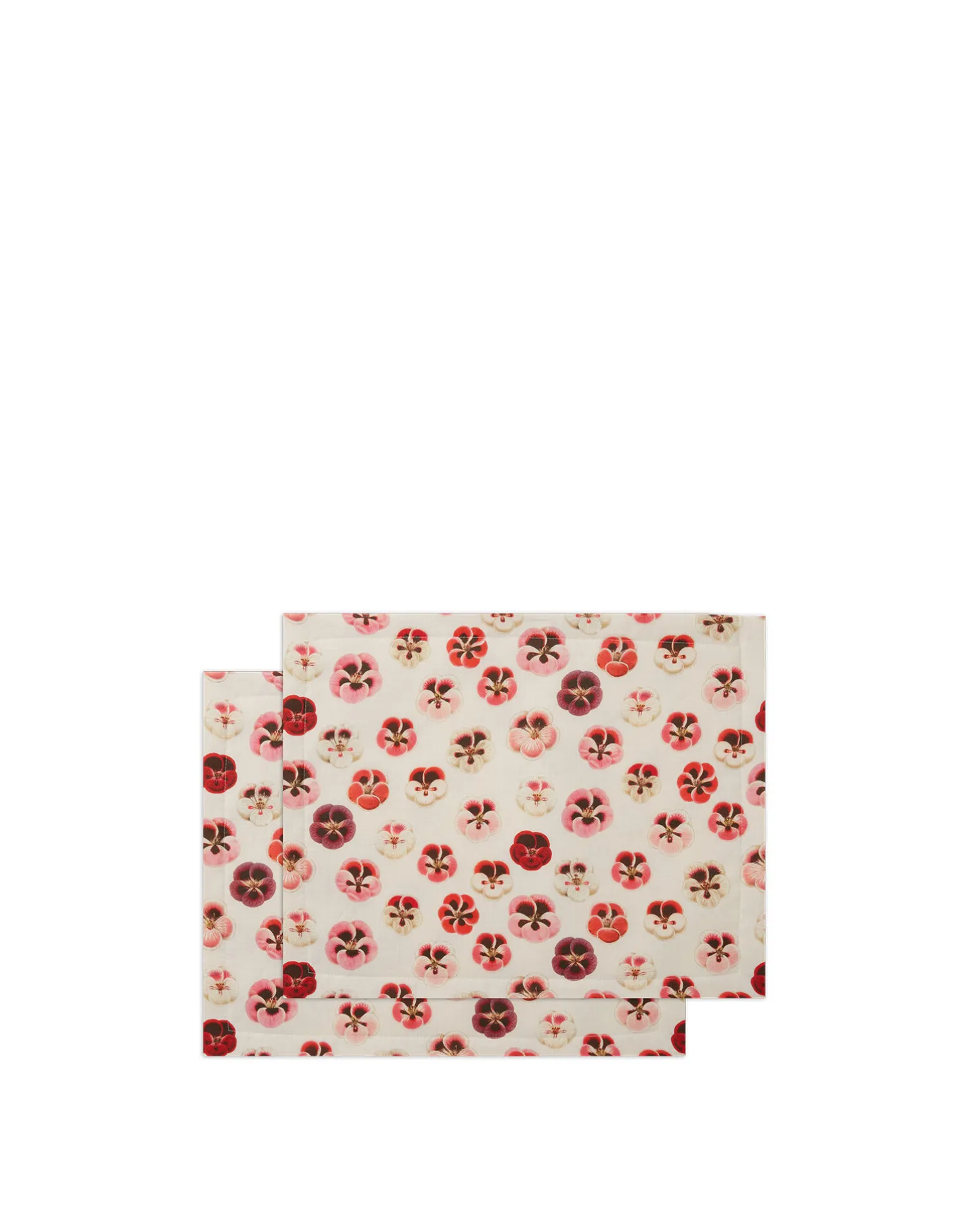 La DoubleJ Runner E Tovagliette|Tessili<Placemat Set Of 2Micro Pansy in Linen