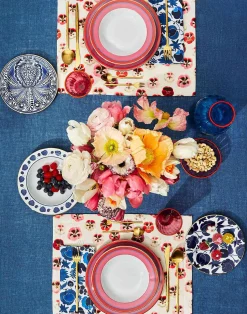 La DoubleJ Runner E Tovagliette|Tessili<Placemat Set Of 2Micro Pansy in Linen
