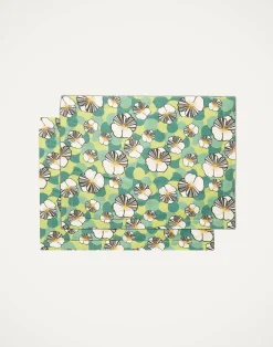 La DoubleJ Runner E Tovagliette|Tessili<Placemat Set Of 2Ninfea in Linen