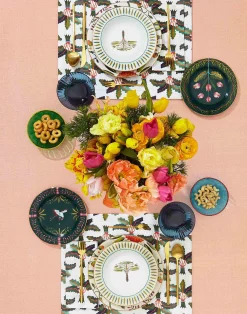La DoubleJ Runner E Tovagliette|Tessili<Placemat Set Of 2Palms in Linen
