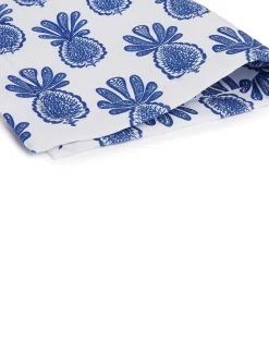 La DoubleJ Runner E Tovagliette|Tessili<Placemat Set Of 2Pineapple Blu in Linen