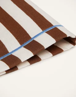 La DoubleJ Runner E Tovagliette|Tessili<Placemat Set Of 2Riviera Cioccolato in Linen