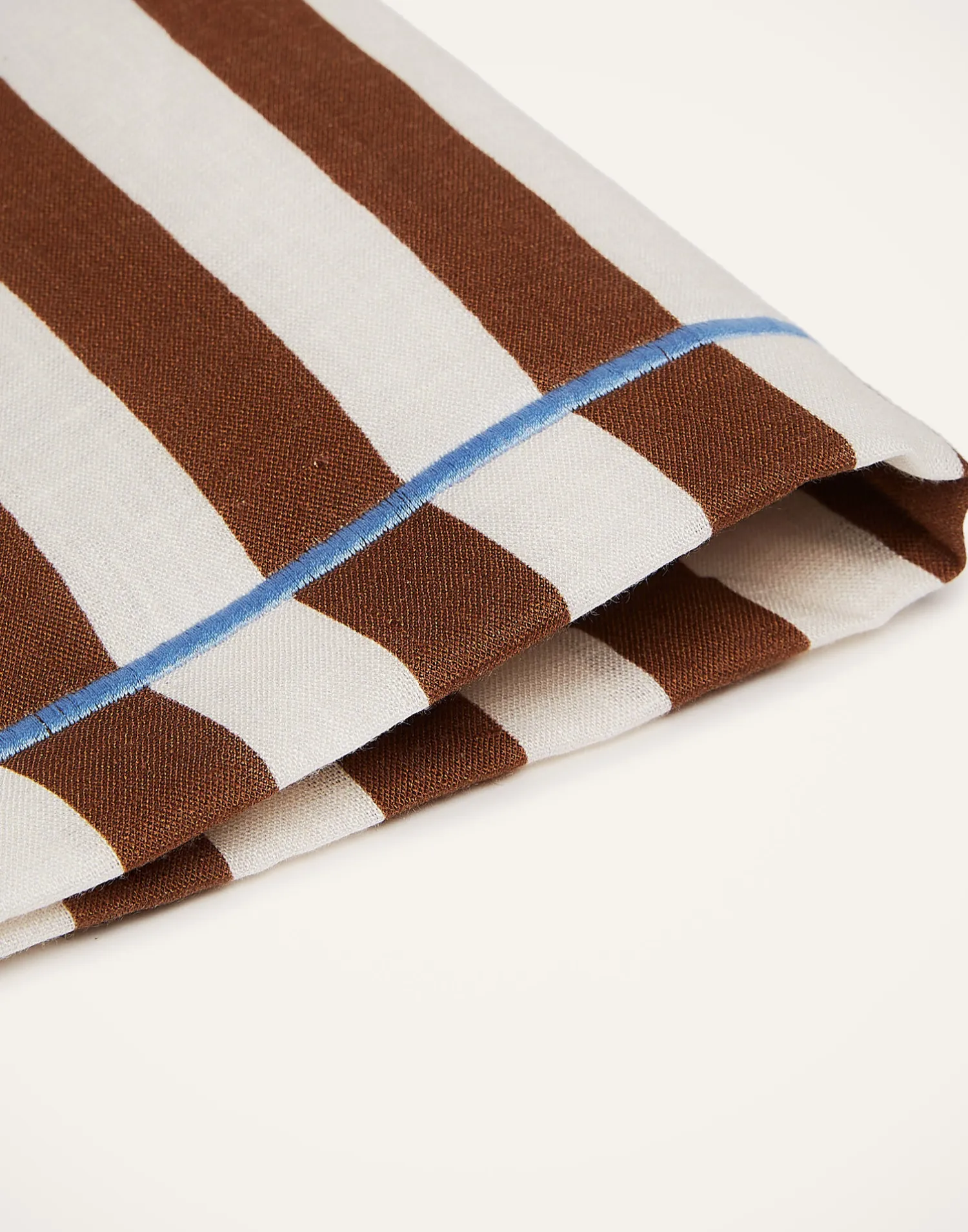 La DoubleJ Runner E Tovagliette|Tessili<Placemat Set Of 2Riviera Cioccolato in Linen