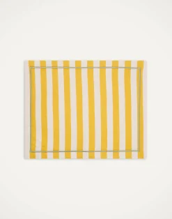 La DoubleJ Runner E Tovagliette|Tessili<Placemat Set Of 2Riviera Giallo in Linen