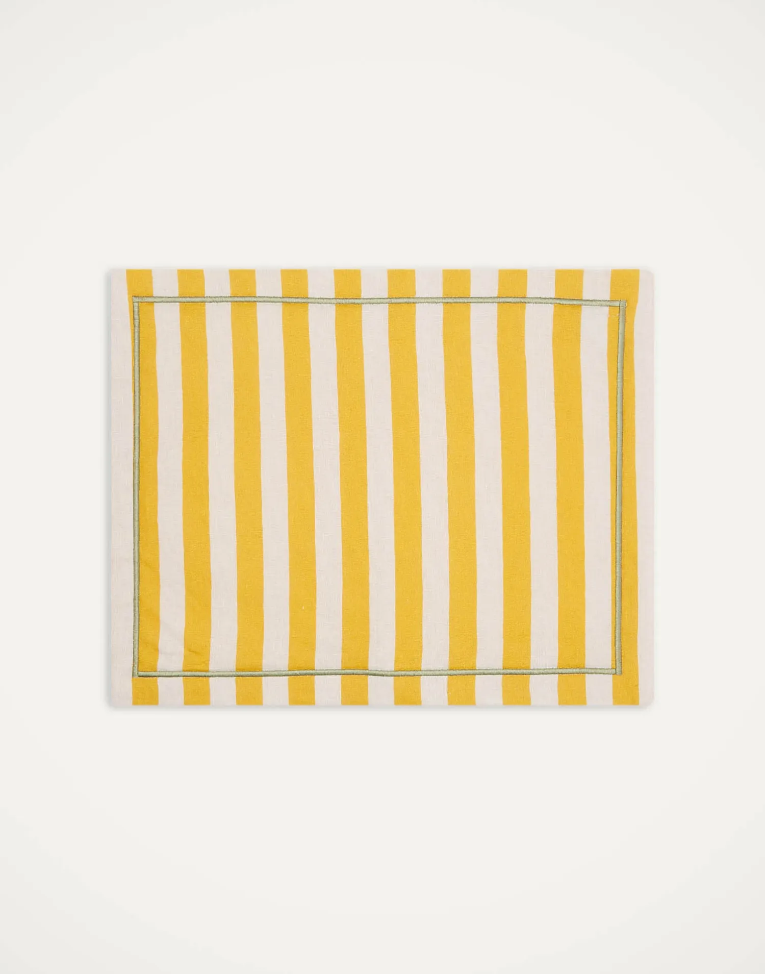 La DoubleJ Runner E Tovagliette|Tessili<Placemat Set Of 2Riviera Giallo in Linen