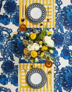 La DoubleJ Runner E Tovagliette|Tessili<Placemat Set Of 2Riviera Giallo in Linen