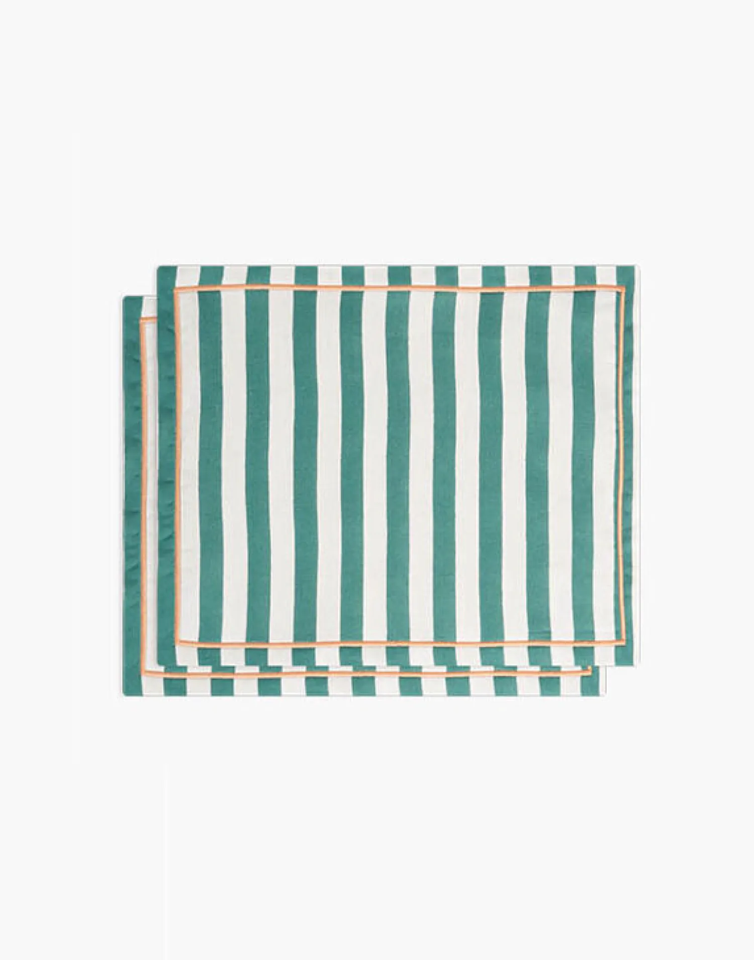 La DoubleJ Runner E Tovagliette|Tessili<Placemat Set Of 2Riviera Green in Linen