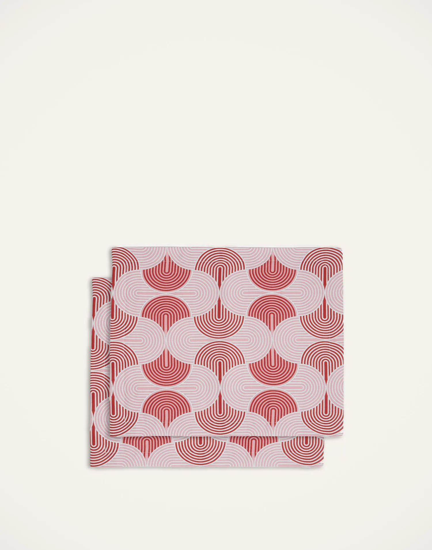 La DoubleJ Runner E Tovagliette|Tessili<Placemat Set Of 2Slinky Rosso in Linen