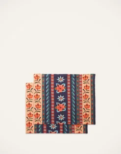 La DoubleJ Runner E Tovagliette|Tessili<Placemat Set Of 2Strisce in Linen