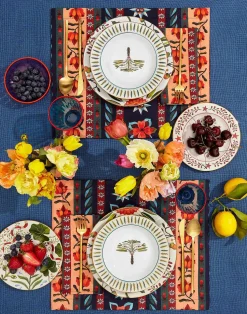La DoubleJ Runner E Tovagliette|Tessili<Placemat Set Of 2Strisce in Linen