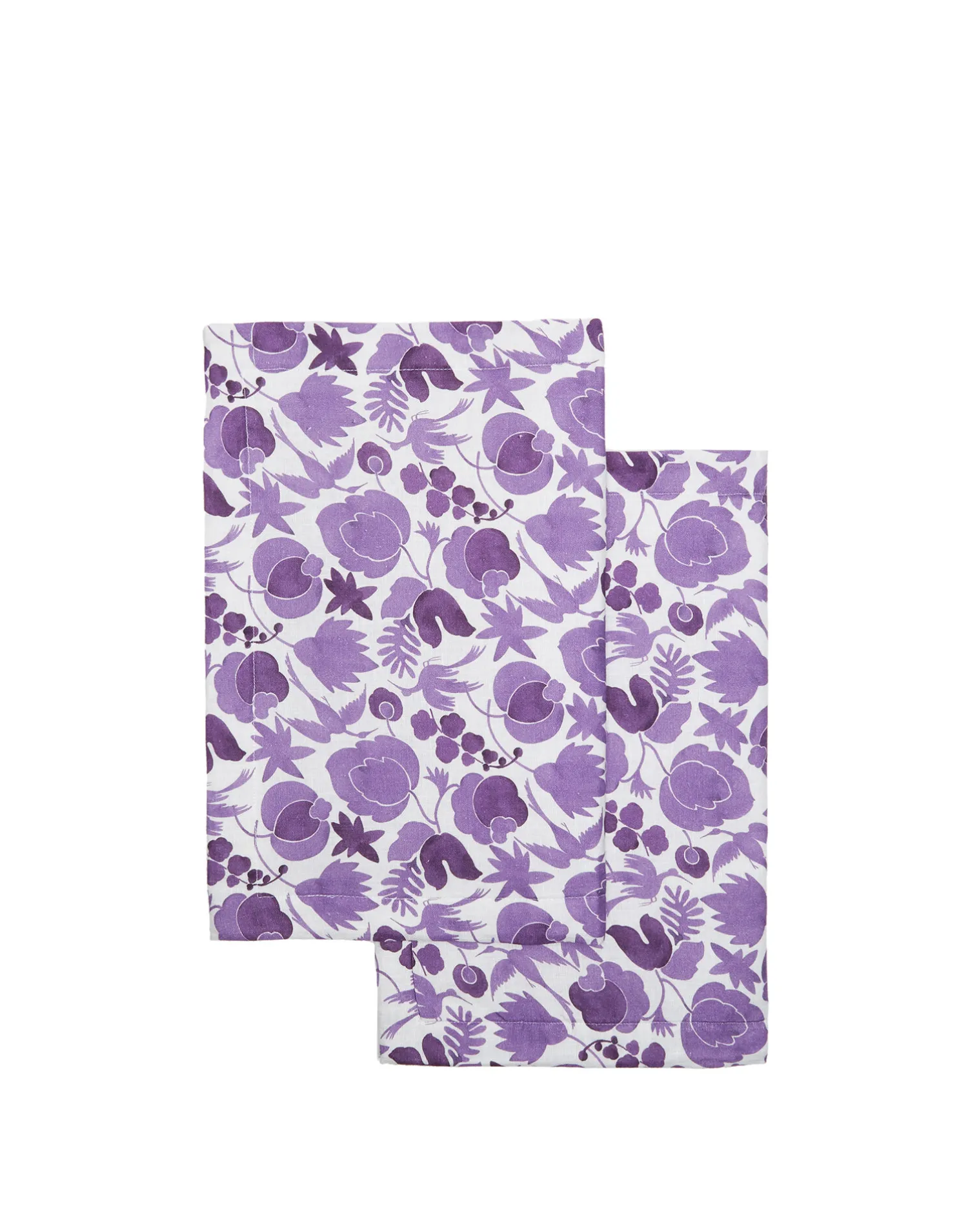 La DoubleJ Runner E Tovagliette|Tessili<Placemat Set Of 2Wildbird Viola Small in Linen