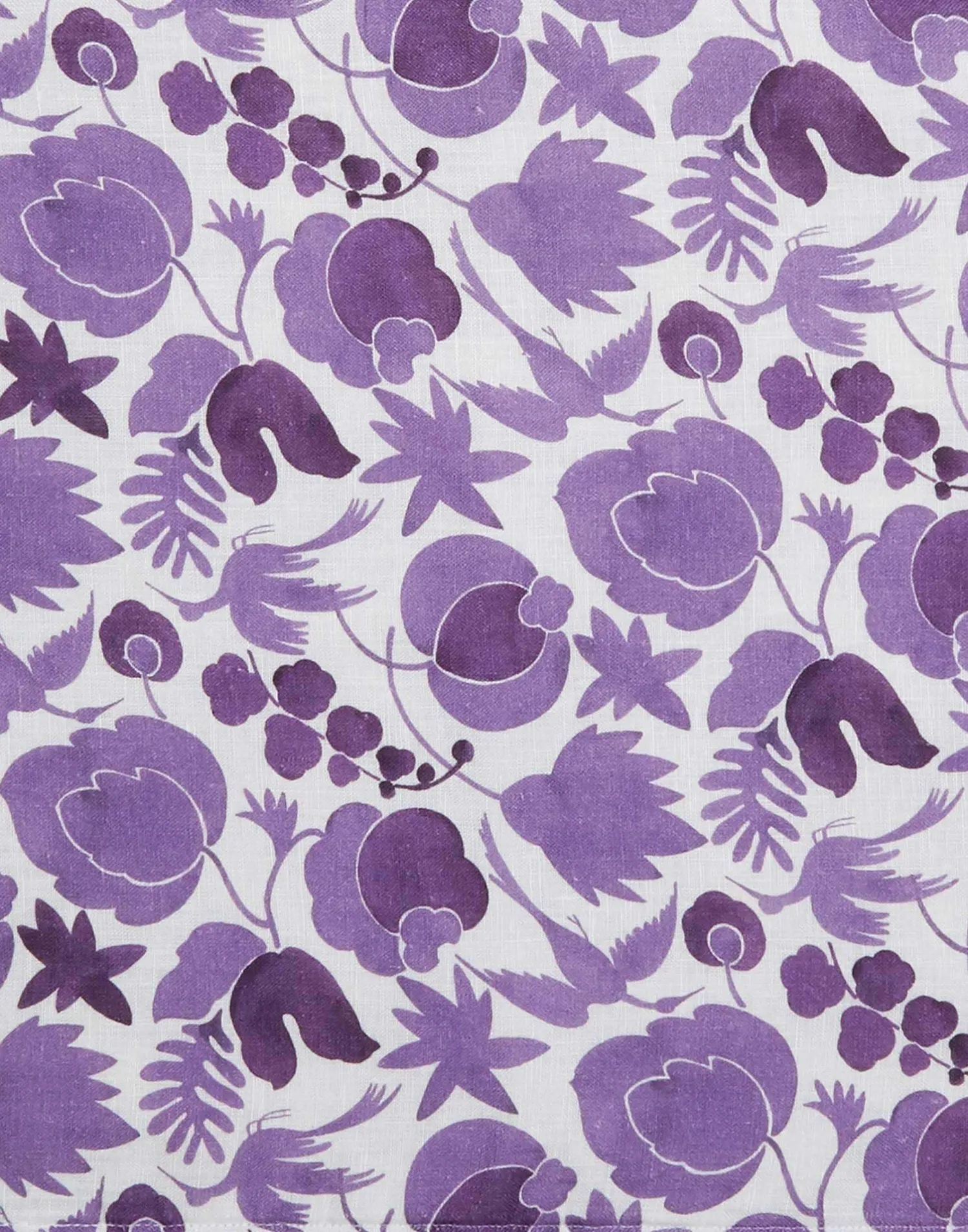 La DoubleJ Runner E Tovagliette|Tessili<Placemat Set Of 2Wildbird Viola Small in Linen