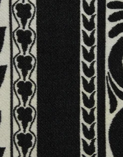 La DoubleJ Capispalla<PonchoMix Tiles Black in Wool