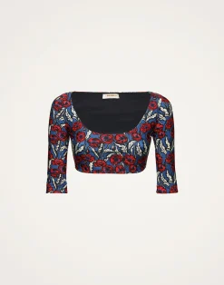 La DoubleJ Moda Mare<Portofino TopBlooms in Lycra