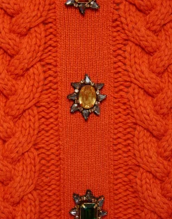 La DoubleJ Maglieria|Gonne<Portrait Mini SkirtSolid Rust in Chunky Wool