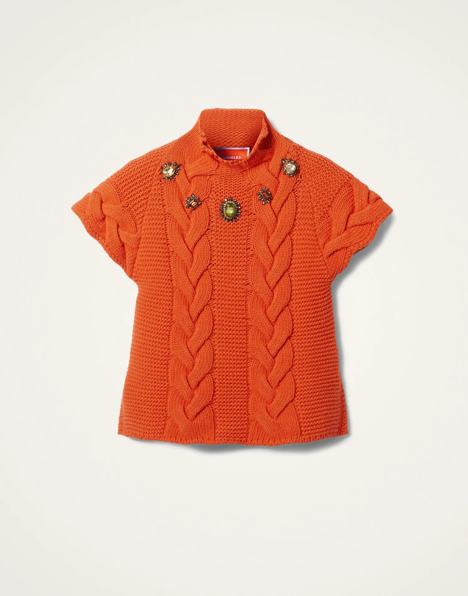 La DoubleJ Maglieria<Portrait TopSolid Rust in Chunky Wool