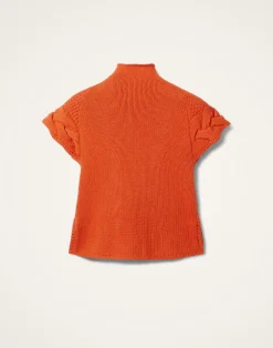 La DoubleJ Maglieria<Portrait TopSolid Rust in Chunky Wool
