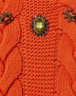 La DoubleJ Maglieria<Portrait TopSolid Rust in Chunky Wool