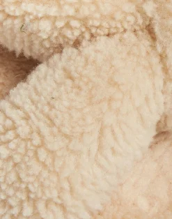 La DoubleJ Scarpe|Accessories<Precious SlidesSolid Light Green in Fake Fur