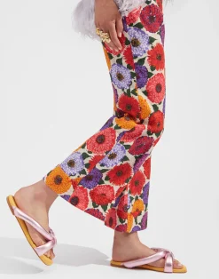 La DoubleJ Scarpe|Accessories<Precious SlidesSolid Yellow in Fake Fur