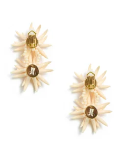 La DoubleJ Bijoux|Accessories<Primavera EarringsSolid Ivory in Acrylic Resin