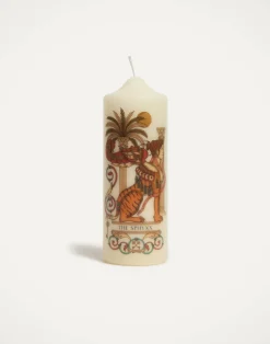La DoubleJ Candele|Home Décor<Printed Pillar CandleThe Sphynx Multicolor in Wax