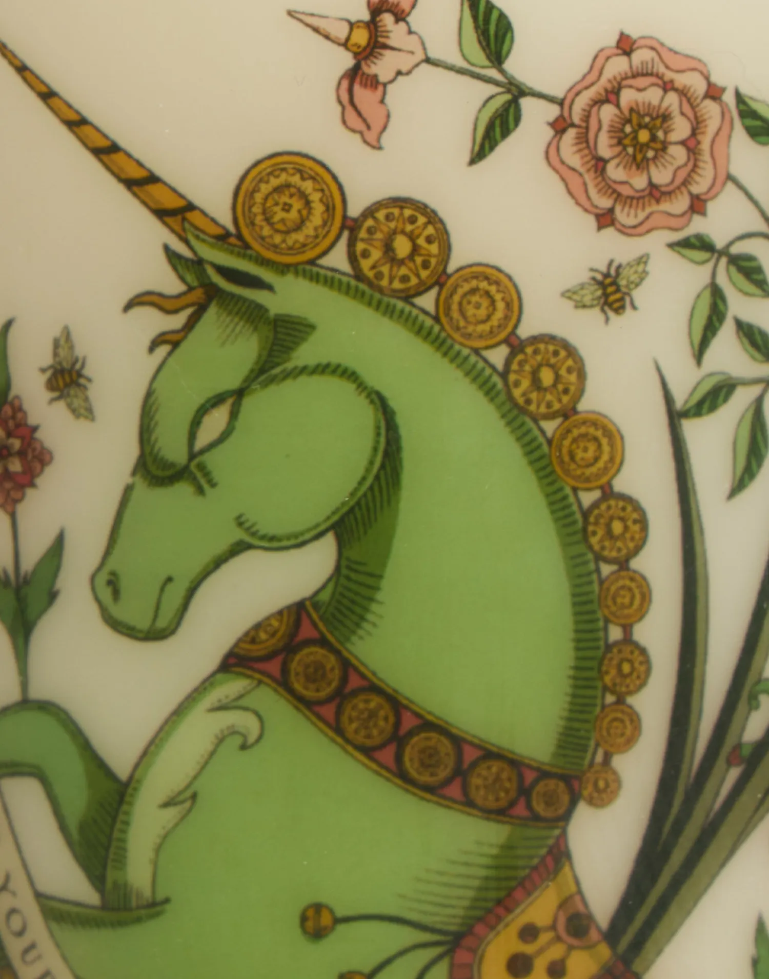 La DoubleJ Candele|Home Décor<Printed Pillar CandleThe Unicorn Multicolor in Wax