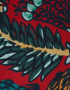 La DoubleJ Piccoli Accessori|Accessories<Printed TightsSicomore Red in Stretch Nylon